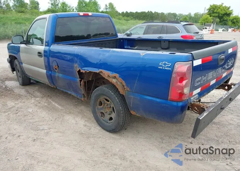 2003 Chevrolet Silverado 1500 C1500 из США, поврежденный, VIN 1GCEC14X63Z182085